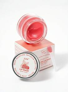 2 peças/Conjunto de Cuidados com os Lábios, Máscara Noturna para Lábios e Esfoliante Labial - Hidratante Labial e Esfoliante de Açúcar, Clareador de Cor dos Lábios, Para Lábios Secos e Rachados, Maciez e Brilho Duradouros