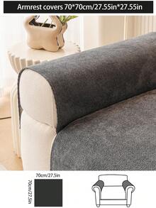 1 件四季沙发垫套，现代简约防滑沙发座垫，防水防尘可洗沙发套，柔软防褪色，宠物友好，适合 L 型沙发和 1/2/3/4 座沙发 - 深灰色 - 查看 19