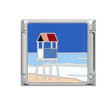 1 pièce Accessoires créatifs de la série Éléments de l'océan, bijoux DIY frais et personnalisés. Bracelet, collier, bague, bracelet de cheville et raffiné.