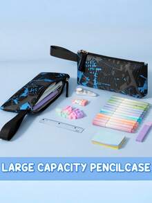 Glow In The Dark Backpack For School Boys, 3 PCS Cool Luminous Kids Backpacks With Lunch Box & Pencil Pouch, Toddler Backpack Bookbag Schoolbag Set For Elementary To High School Students, Back To School Gift For Son, Grandson, Nephew, Brother, Friend - Không gian - Xem 8