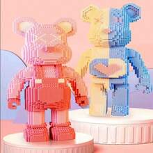 10000片超大熊积木玩具客厅摆件熊出没拼图拼装模型DIY礼物3D立体摆件适合成人生日礼物闺蜜礼物朋友礼物 - 無色 - 查看 5