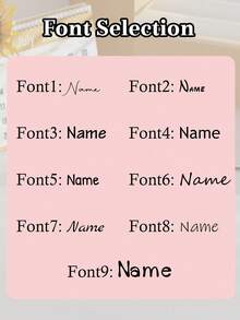 LICVIC Custom Name Stamp, Personalized Name Stickers, School Essentials, Customized Back To School Gift, Customizable Label Set, Personalized Stamps, Kids - Style a - View 5