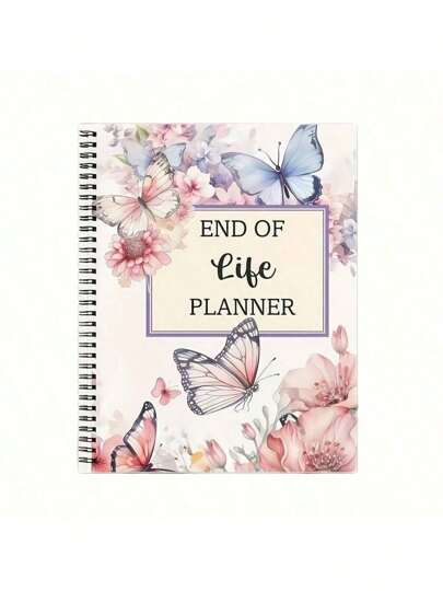 End-Of-Life Planning Guidebook - Adult Daily Use Notebook, English Language, Ideal Gift For All Occasions,School Supplies,Back To School