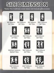 غطاء واقي للمرتبة مقاوم للماء ذو 6 أوجه مزود بسحاب، يناسب مرتبات بعمق 9-12 بوصة، مقاس توأم، كامل، كينج، كوين، مرتبة سميكة، قابل للتنفس وهادئ، لحاف سرير، ملاءة مطاطية، غطاء مرتبة قابل للغسيل، منخفض الحساسية، غطاء مرتبة عالي الجودة مزود بسحاب، هدية منزلية مثالية، هدية عيد مثالية