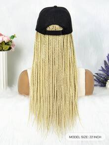 Synthetic Braided Wig - Comes With Baseball Cap - Perfect Braid Baseball Cap Style For Women - Gold - View 6