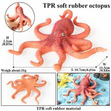 Simulation Soft Rubber Marine Animal Model Toy, Octopus, Manta Ray, Seahorse, Flying Fish TPR Children's Toy, Halloween, Christmas, Easter Party Decoration Gift - Multicolor - View 16