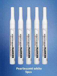 5pcs/1pc Paint Touch-Up Pens Car Paint Touch Up Pen, Car Paint Pen, Scratch Repair Agent, Paint Surface Scratch Repair Marker And Chip Restorer, Gold, Silver, White And Black Color, High Temperature Resistant, Waterproof, Sun-Resistant, For Car - one-size - View 19