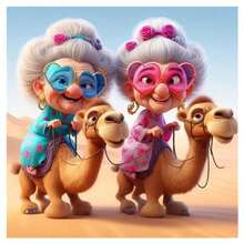 1件装 - 全新1000片快乐奶奶DIY拼图，大号30*30厘米，个性化成人拼图，适合生日、万圣节、感恩节等节日礼物，完美礼品