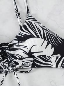 Women Bikini Sets - Black and White - View 7