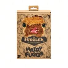 Spin Master 2025新款 ZURU 9英寸 Fuzzy Fuggs 咧嘴怪兽毛绒玩具 - 趣味可爱收藏毛绒动物，适合4岁及以上儿童 - Screech (Yellow) - 查看 8