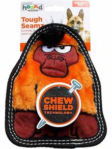 Outward Hound Seamz Gator Plush Dog Toy, Large - 大猩猩 - 查看 10