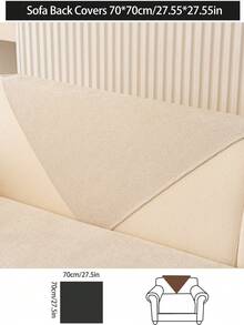 1 件四季沙发垫套，现代简约防滑沙发座椅保护套，防水防尘可洗沙发套，柔软防褪色，宠物友好，适合卧室、办公室、客厅的 L 型沙发和 1/2/3/4 座沙发 - 米色 - 查看 16