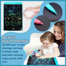 2pcs 8.5" LCD Writing Tablet | Kids Color Drawing Board (Pink + Blue) | 3-6 Years Old Educational Toy | One-Click Clear Screen Eye-Caring Design | Christmas Birthday Double Gift Box