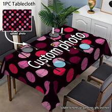 1 Pc Customized Photo Barbecue Grill Bar Tablecloth - Personalized Photo, Polyester Rectangular Tablecloth, Suitable For Parties, Birthdays, Weddings, Anniversaries, And Events - Multicolor - View 6