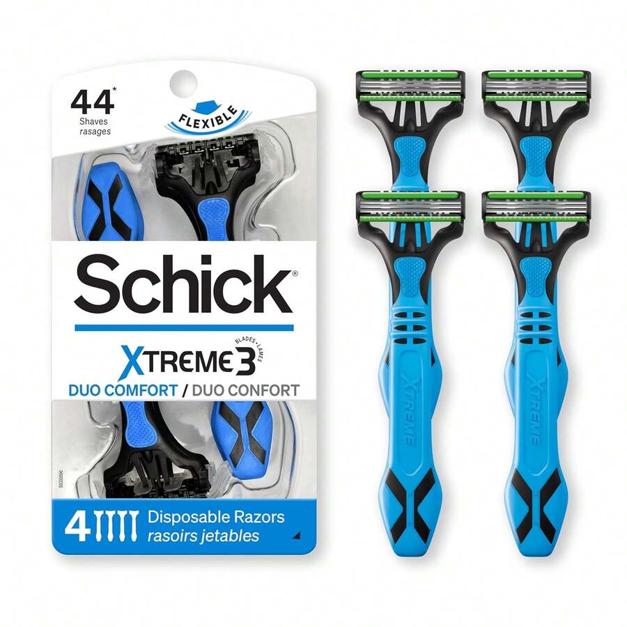 Schick Comfort Maquinilla de afeitar desechable para hombres, paquete de 4 - 1 - Ver 1