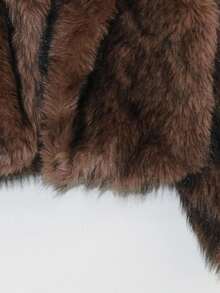 Autumn/Winter New Arrival Elegant Lady Faux Fur Collar Short Coat, Warm & Comfortable