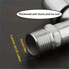 Double Head Faucet Double Outlet Faucet Outdoor Use Home Use Elegant Style Long Service Life Splash-Proof Filter