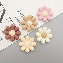 2/5/10 piezas Imanes de refrigerador de plástico con flores de dibujos animados lindos, juego de imanes decorativos, adecuados para la cocina, la oficina, la pizarra, el gabinete de almacenamiento y el lavavajillas - decoración del hogar, la boda y regalo del Día de la Madre