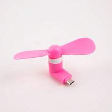 1PC Creative USB Mini Mobile Phone Fan, TYPE-C Android Apple Portable Small Fan, Three In One Mobile Phone Fan, Silent Fan, Small Gift, Cool In Summer, Suitable For Outdoor Use, Compatible With Android, Apple, And Power Bank Interfaces, Easy To Carry, Compact And Detachable Design Summer Cooling,Beach,Travel - Multicolor - View 36