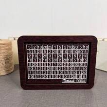 Salvadanaio in legno, Barattolo di risparmio in legno, Salvadanaio in legno con obiettivo di conteggio delle monete, Salvadanaio in legno adatto per ragazzi e ragazze, forniture scolastiche, Ritorno a scuola