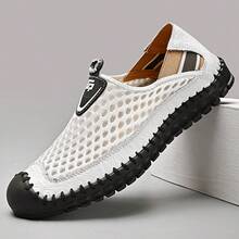 Men's Outdoor Closed Toe Sandals, Anti-Slip Beach & Water Shoes For Summer, Durable Quick-Dry Hiking Sandals With Adjustable Straps