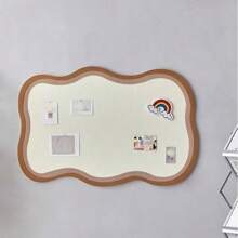 1 件多色不对称免钻毛毡照片墙，多用途墙面装饰板，适用于学校用品，返校 - 彩色 - 查看 1