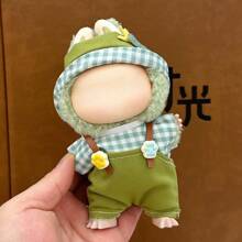 LABB 17厘米工装毛绒娃娃服装套装，仅衣服，适合第一代和第二代 LABB 服饰，坐姿派对服装，不含鞋子