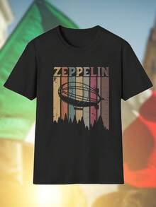 Zeppelin Airship Maglietta Uomo Moda Casual Stile Unico Regalo Novità Stampa Creativa Estiva  Comfort Qualità Sconto Offerta Esclusiva Shopping Online