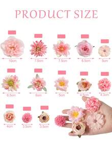 21/42 chiếc Gói vật liệu hoa giả màu xanh lá cây Bộ vật liệu hoa nhân tạo Phụ kiện thủ công tự làm Phụ kiện tóc cổ điển Đồ đội đầu cô dâu Trang trí nhà ngày lễ - màu xanh lá - Xem 10