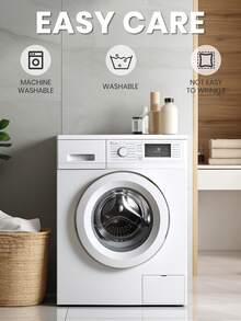 1pc 100% Waterproof 6-Sided Zippered Mattress Protector, Fits9-12 Inches Deep Mattress, Twin, Full, King, Queen Size, Deep Mattress, Breathable & Noiseless, Dustproof Non-Slip, Bedspread, Fitted Sheet, Washable Mattress Encasement, Low Allergenicity, High Quality Zippered Mattress Cover, Ideal Home Gift, Perfect Holiday Gift,Fall Decor,Autumn Decor,Room Decor - 米色(床單高25cm) - 查看 7