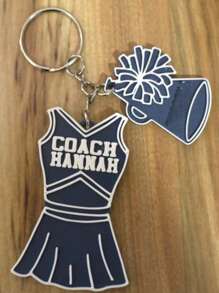 Customized Cheerleader Accessories, Keychain, Card Case, Cheerleading Team Spirit Gift For Daughter, Back-To-School Cheerleader Competition Gift