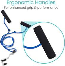 Vive Shoulder Pulley Physical Therapy - Rotator Cuff Pain Pulley System - Over Door Rehab Exerciser - With Durable Metal Pulley & Comfortable Padded Handles - 1 - View 8