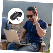 1pc Portable Metal Can Shaped Ashtray With Flip Lid And Keychain, Suitable For Outdoor, Home, Car Use, Ashtray Gift - Multicolor - View 2