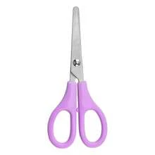 1pc Rounded Tip Scissors, Multi-Purpose Craft Scissors With Comfortable Grip, Suitable For Office, Home, School,For School Supplies,Back To School - Purple - View 9