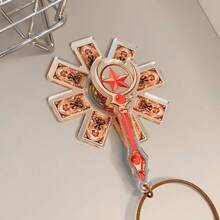 1pc 2025 New Acrylic Rotating Windmill Creative Cartoon Laser Cute Keychain Bag Charm, Gift For Best Friends - Multicolor - View 11