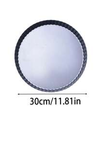 1pc Tart Pans With Removable Bottom,Non Stick Round Fluted Edge Quiche Pans Cake Pans For Baking Pizza Fruit Mousse Dessert,Removable Bottom Quiche Pan,Nonstick Round Pie Pans,Apple Pie Baking Tray,Banana Pie Baking Tray,Pizza Baking Tray With Bottom,Chocolate Pie Baking Tray,Round Tart Pan - Black - View 15