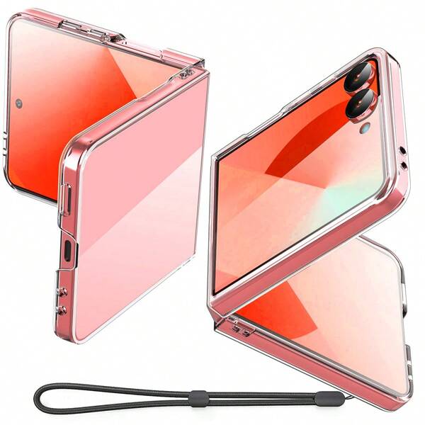 For Samsung Galaxy Z Flip 7 2025 Case Clear Transparent Shockproof Protection Anti-Yellowing Resistant Phone Case For Galaxy Z Flip 7 5G (2025)-Clear