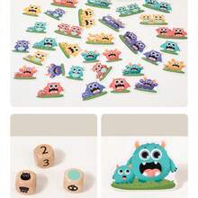Children's Fun Monster Catching Baby Kindergarten Early Education Matching Reaction Training Parent-Child Interaction Beneficial Intelligence Toys - Multicolor - View 6