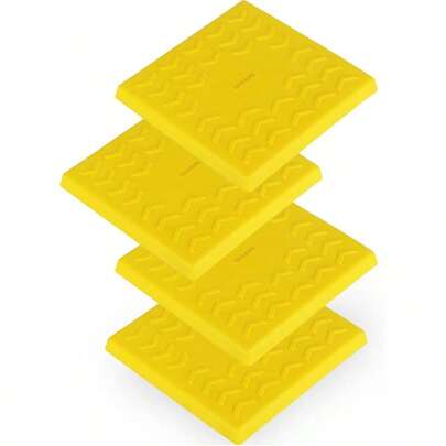 12 Pack RV Leveling Blocks Stackable Jack Blocks Interlocking Leveling Pads With Carrying Bag For Camper Travel Trailer