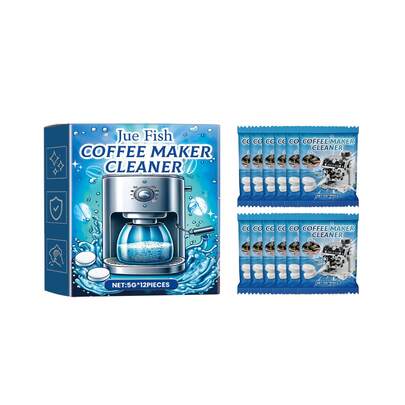Pastillas de limpieza para máquina de café que limpian y descalcifican, mantenimiento y limpieza para eliminar obstrucciones en el filtro de la máquina de café
