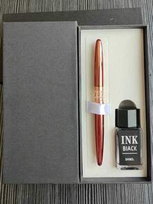 [Customized] 1pc Elegant & Fashionable Hollow Pen Barrel Ink Fountain Pen With 0.38mm Fine Nib, Smooth Writing, Refillable Ink Cartridge, Includes 30pcs Ink Cartridge Refills, 2.6mm Diameter, Perfect For Daily Writing, Calligraphy, Signature, Ideal As Personalized Gifts For Valentine's Day, Christmas, Back To School, Graduation, Father's Day, Teacher's Day, Thanksgiving - Multicolor - View 23