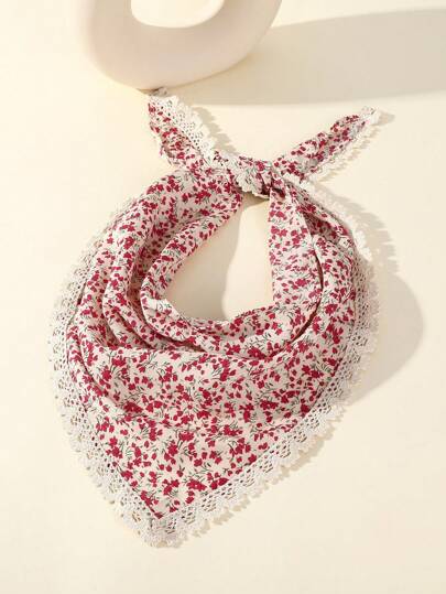 1 pièce Bandeau/Bandana à imprimé bohème, tour de tête chaud, accessoire pour cheveux d'hiver