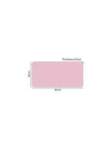 Miếng lót chuột cảm ứng bằng da thật cỡ lớn, viền khâu thủ công, chống trượt và chống thấm nước, thích hợp cho bàn học và bàn làm việc. - Hồng - Xem 5