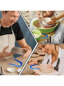 Pottery Clay Wire Cutter, Ceramic Cut Off Tools Plastic Clay Wire Cutter Hand Pottery Tools And Supplies For Cutting Mud Handcraft - Multicolor - View 3