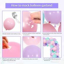 Axolotl Theme Birthday Party Decorations Purple Balloon Garland Arch Kit Axolotl Theme Happy Birthday Photograph Background Cupcake Toppers For Boys Girls 1st 2nd 3rd Birthday Party Decor Supplies - 豐富多彩的 - 查看 7