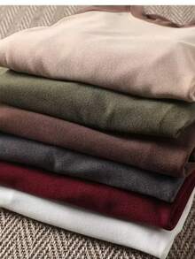 Raglan Long Sleeve T-Shirt 100% Cotton From S To Plus Size G3 - 白色/紅色 - 查看 2