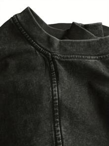 EWH Women's Vintage T - Shirt, "Pink Pony Club" Nostalgic Print, Unisex Fit DG004 - 黑色 - 查看 5