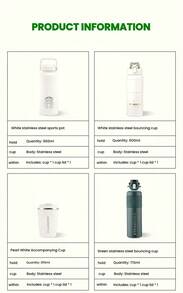 Starbucks 珍珠白355ml保溫杯 便攜式高顏值辦公咖啡杯 男女通用 送禮隨行杯