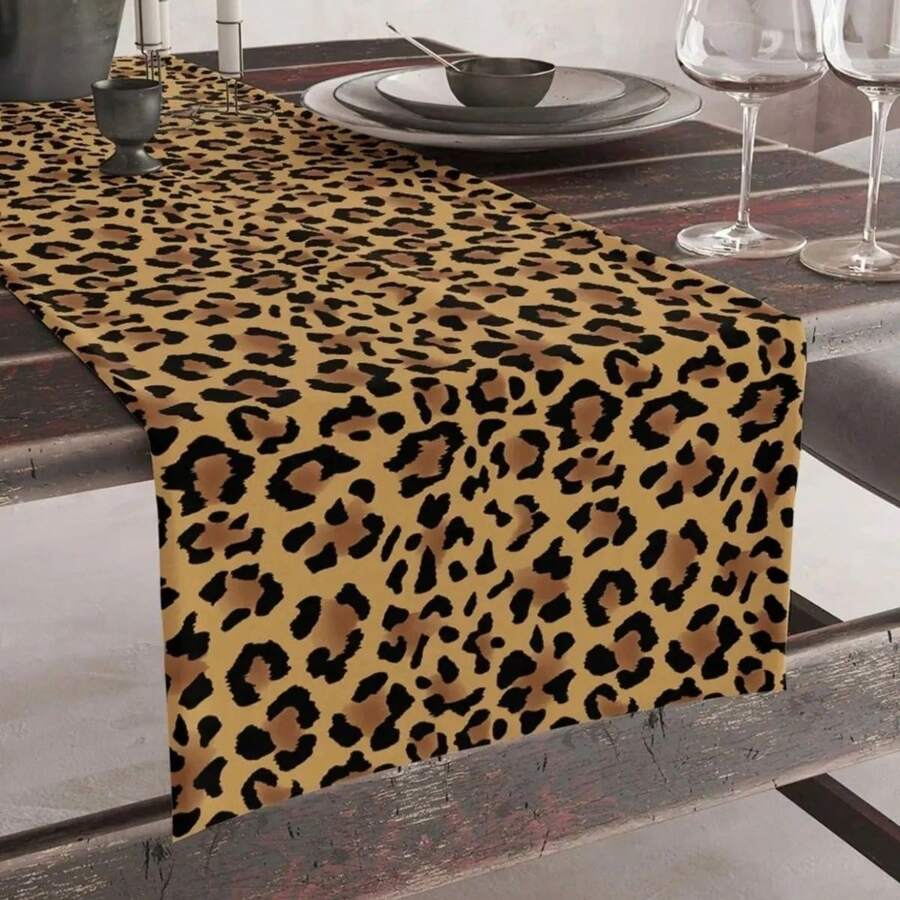 Made In Turkey - Elegant Table Runner 40x140 Cm – Modern Dining Table Decoration - Mustard Yellow - View 1
