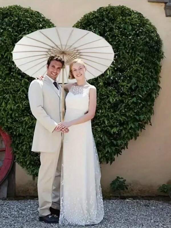 1pc/Small White Paper Umbrellas, Decorative Mini Umbrellas, Baby Party, Wedding Table Decoration, Plant Protection And DIY Projects.